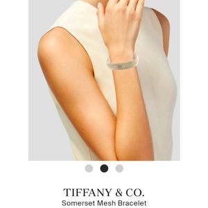 Tiffany's Somerset mesh bracelet, sterling silver, size 7.5